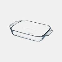 Irresistible Glass Rectangular Roaster 28x17 Cm