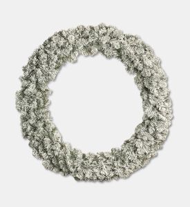 Kaemingk Wreath Imperial Snowy, Packshot View