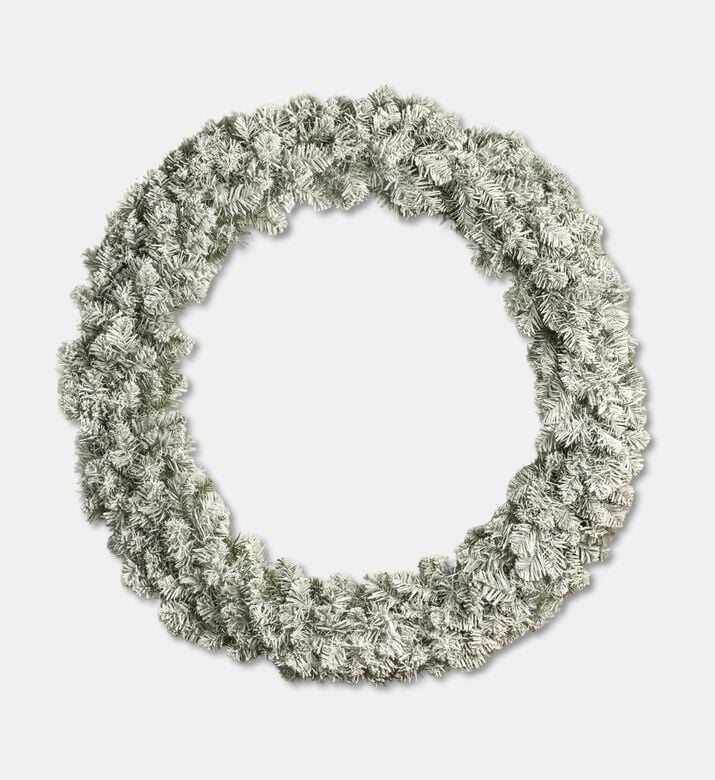Kaemingk Wreath Imperial Snowy, Packshot View
