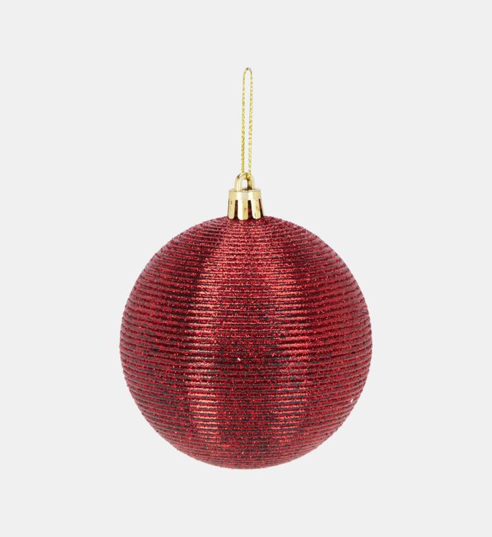 Home Deco and More Xmas Ball Set 3pcs Red, Packshot View