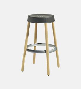 Scab Gim Technopolymer Bar Stool, Anthracite, 44x75-cm, Packshot View