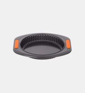 Le Creuset Quinche Tart Tin, Black, 28-cm, Packshot View