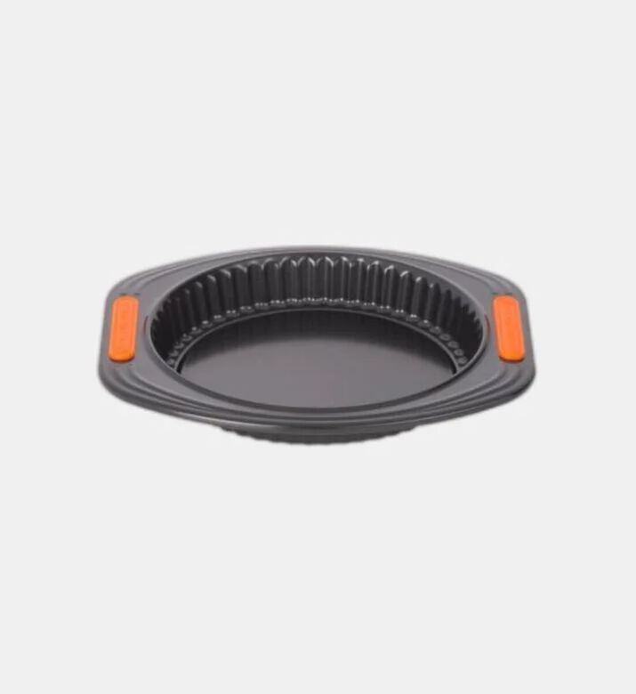 Le Creuset Quinche Tart Tin, Black, 28-cm, Packshot View