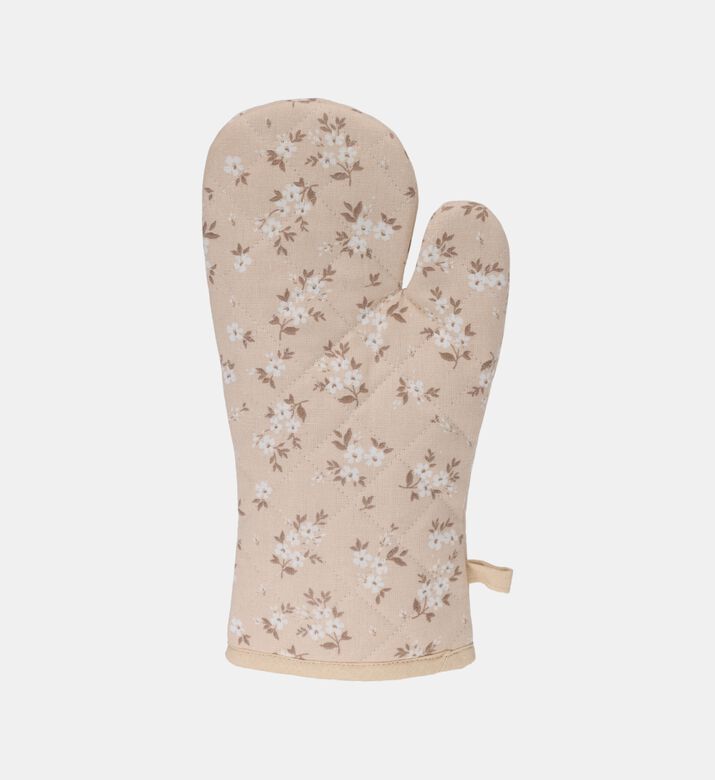 Floral-print Oven Glove