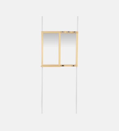 Pine Wood Edged Mirror Frame