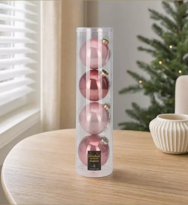 Home Deco and More Colored Christmas Ball Set, Model View