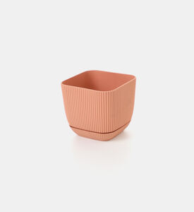 Square Ribbed Flowerpot