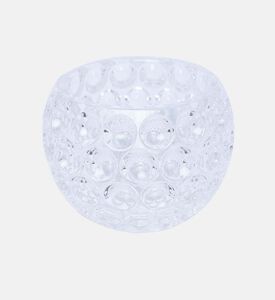Baci Milano Minerva Crystal Round Vase 8x6 Cm, Packshot View