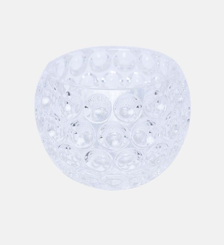 Baci Milano Minerva Crystal Round Vase 8x6 Cm, Packshot View