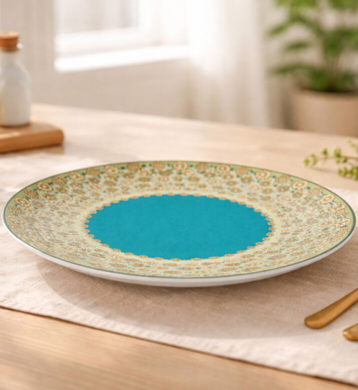 Images d Orient Andalusia Porcelain Medium Plate, Packshot View