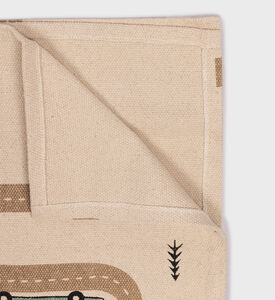 Cotton Car-print Floor Rug