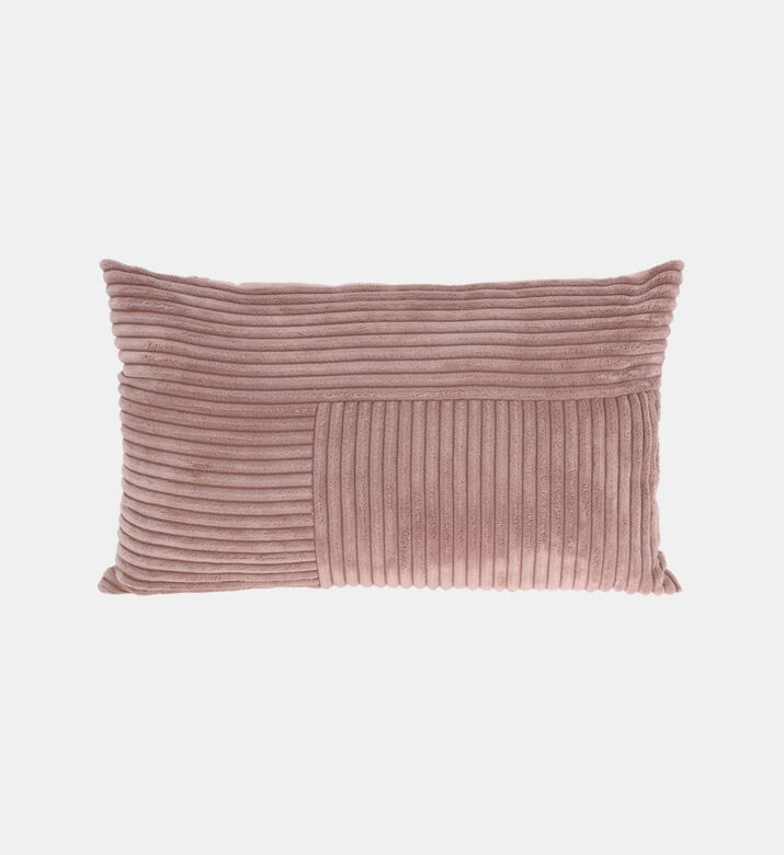 Ribbed Knitted Cushion