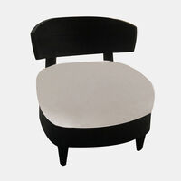 Ava Acacia Arm Chair Round Back