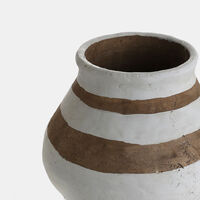 Kenya Ceramic Large Low Vase