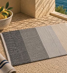 Home Deco and More Woven Recycled Cotton Rug, Packshot View