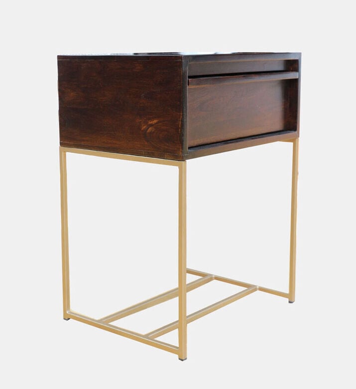 Home Deco and More Emilia 1-drawer Bedside Table, Packshot View