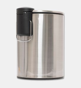 Home Deco and More Stainless Steel Torno Soft Close Pedal Bin, Silver, 3-l, Packshot View