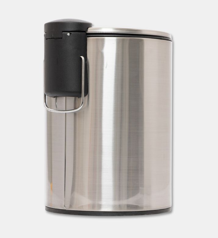 Home Deco and More Stainless Steel Torno Soft Close Pedal Bin, Silver, 3-l, Packshot View