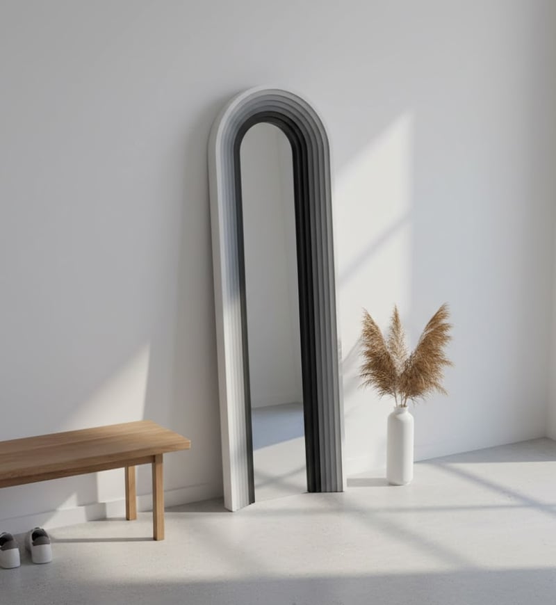 Dorian Mango Wood Wall Mirror