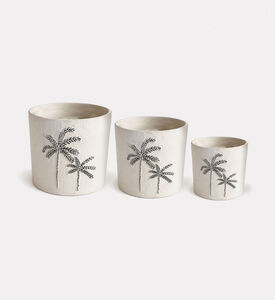Home Deco and More Pottery 3-piece Pot Set, Packshot View