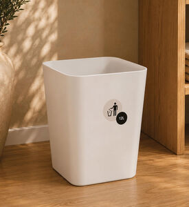 Home Deco and More Plastic Square Trash Bin, Packshot View