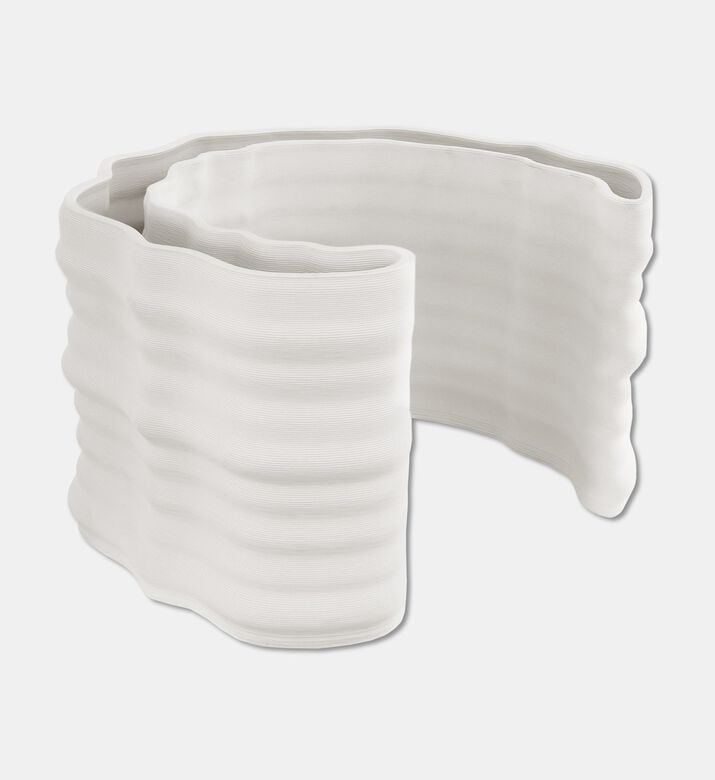 Shishi Vase Half Moon, White, 34x28x19,5-cm, Packshot View