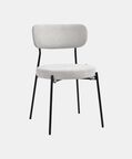 Archie Fabric Steel Dining Chair
