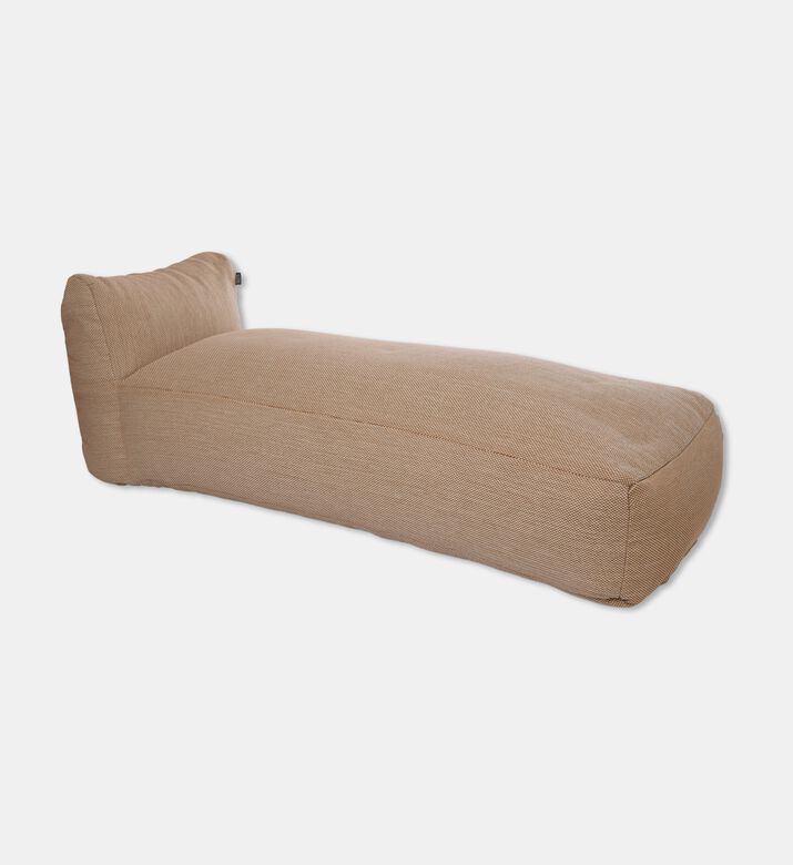 Home Deco and More Nirvana Resort-like Sunlounger, Orange, Packshot View