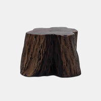 Tefon Acacia Wood Trunk Side Table