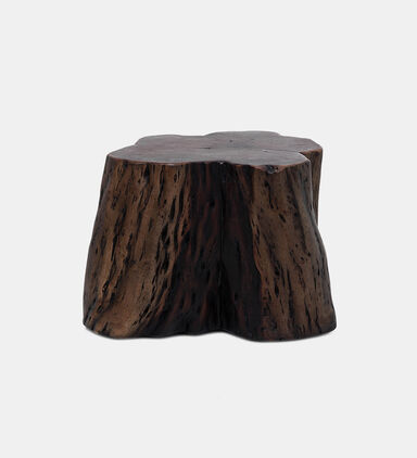 Tefon Acacia Wood Trunk Side Table