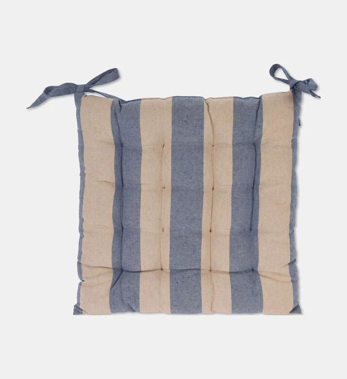 Home Deco and More Striped Design Chair Pad, Packshot View
