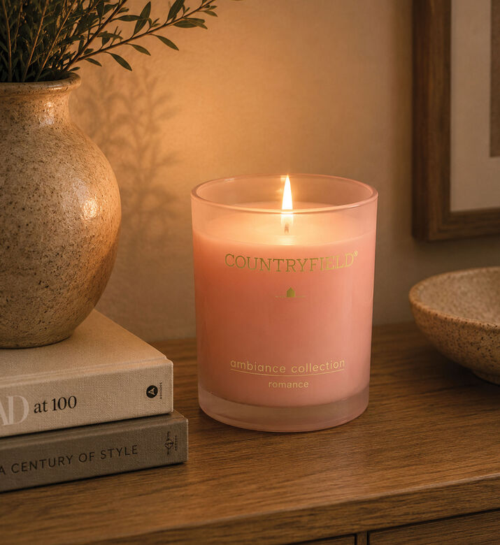 Decostar Romance Glass Spa Scent Candle, Packshot View