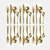 Arte Titanium Cutlery 24-piece Set