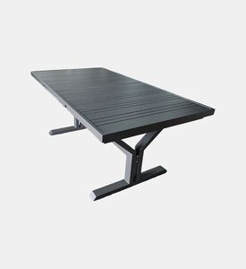 Home Deco and More Tiffany Extendable Dining Table, Grey, Packshot View