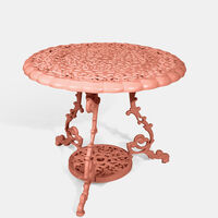 Grape Dining Table With 4 Chairs Red 90 X 70 Cm