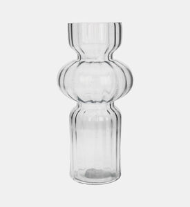 Kersten Three-layer Clear Glass Vase 15x15x31cm, Packshot View
