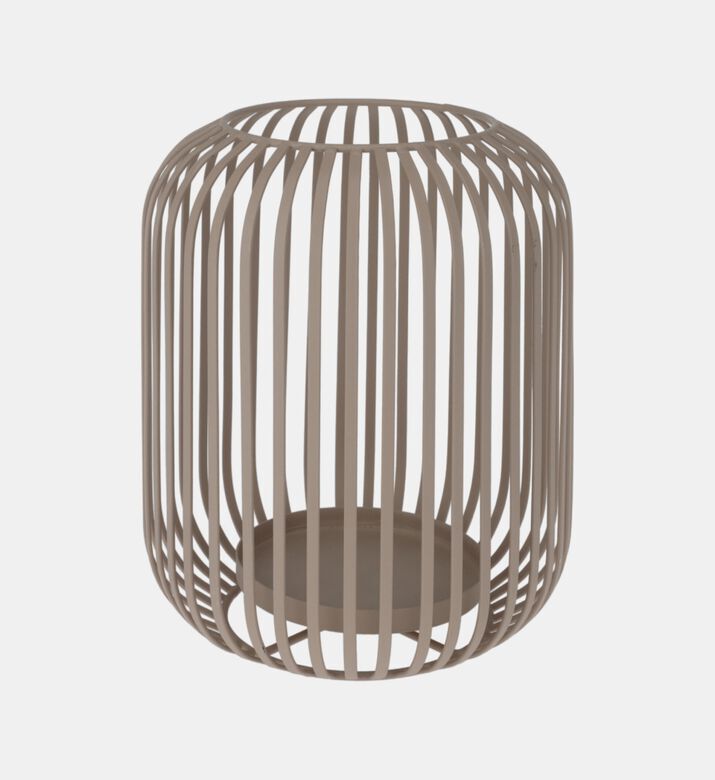 Home Deco and More Iron Stripe Floor Lantern, Packshot View