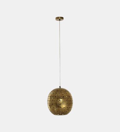 Antique Brass Circle Pendant Lamp