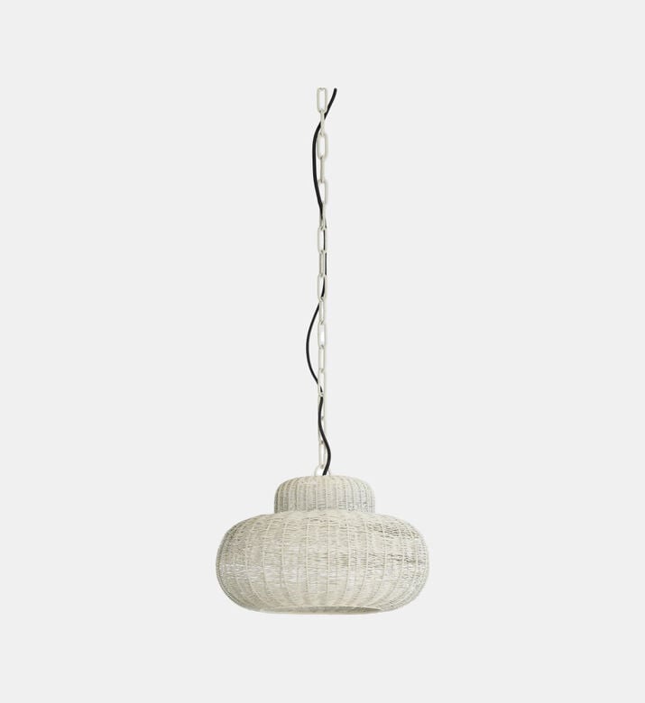 Light and Living Piedra Textured Lamp, Cream, 59x31.5-cm, Packshot View