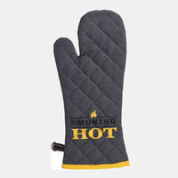 Cotton Leather Kitchen Glove