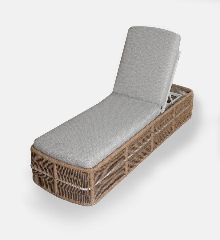 Olivia Aluminum Wicker Sunbed