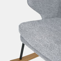 Dolly Ash Wood Steel Rocking Chair
