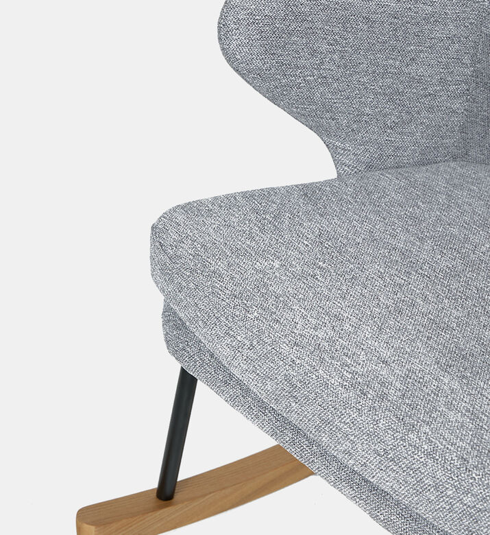 Dolly Ash Wood Steel Rocking Chair
