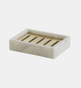 Home Deco and More Nina Marble Soap Dish, Packshot View