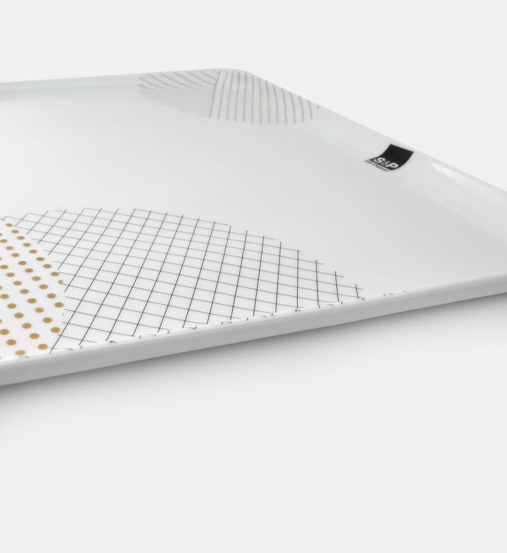 Society Ceramic Serving Plate