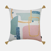 Batalina Cotton Square Filled And Vaccumed Cushion
