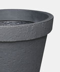 Antraciet Round Flower Pot