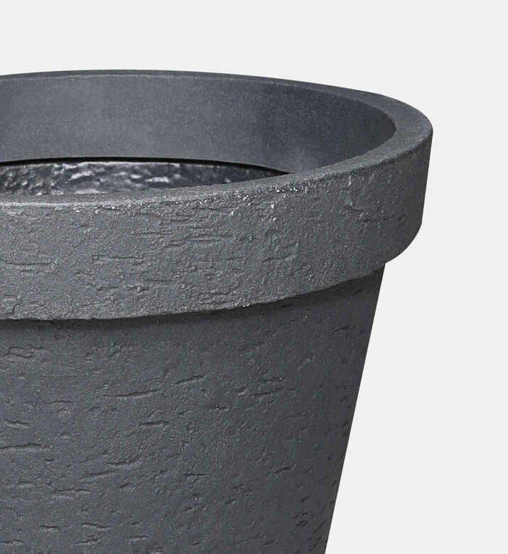 Antraciet Round Flower Pot