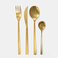 The Fuse Hammered Cutlery 24-piece Set