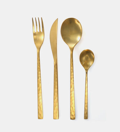 The Fuse Hammered Cutlery 24-piece Set